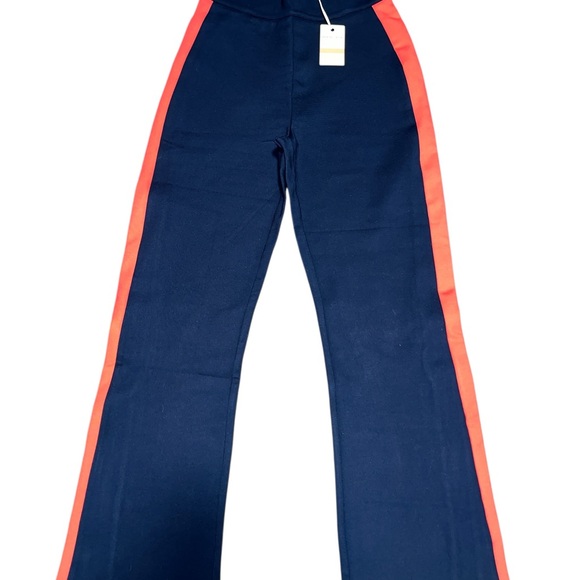 Marine Layer Archive Womens Jordan Navy Ponte Cropped Straight Leg - Picture 4 of 9